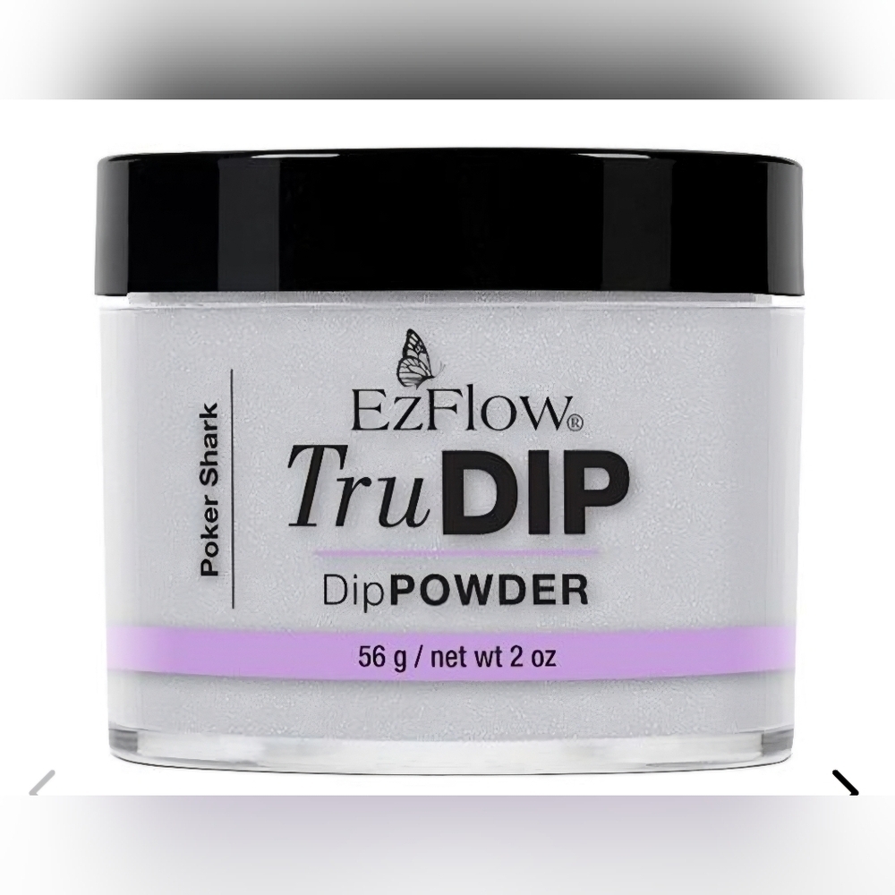 EzFlow TruDip - Colored Nail Acrylic Powder Dip 2oz - Power Shark